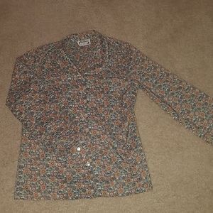 Floral button up